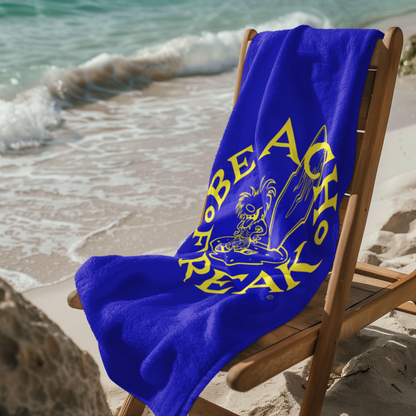 YELLOW BEACH FREAK© Mink-Cotton Towel