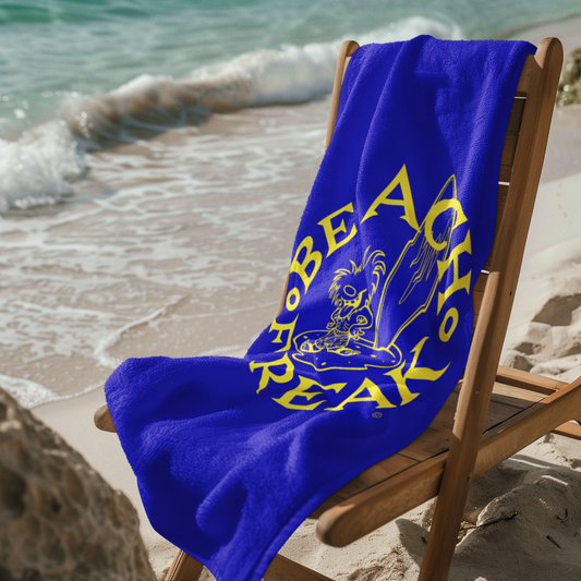YELLOW BEACH FREAK© Mink-Cotton Towel