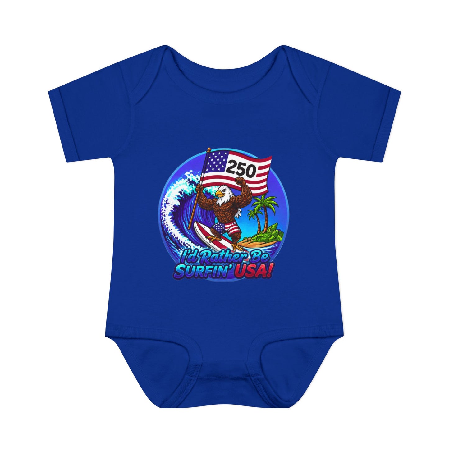 SURFIN' USA FREEDOM 250 LIMITED EDITION - BEACH FREAK© BABY BODYSUIT