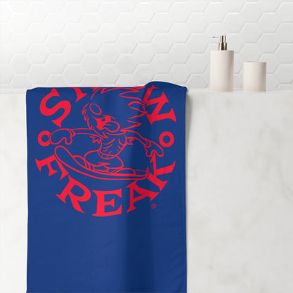 NEON RED SNOW FREAK© Mink-Cotton Towel