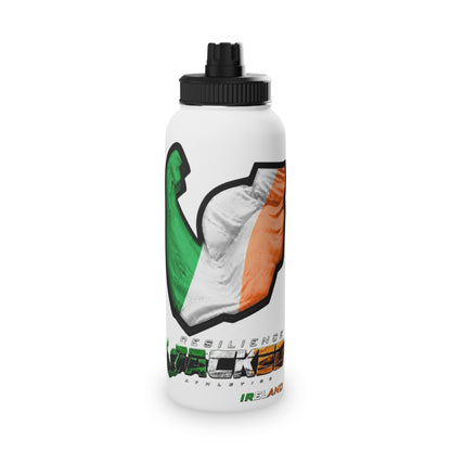 JACKED™ IRELAND 'GET FLEXED' Stainless Steel SPORT Water Bottle