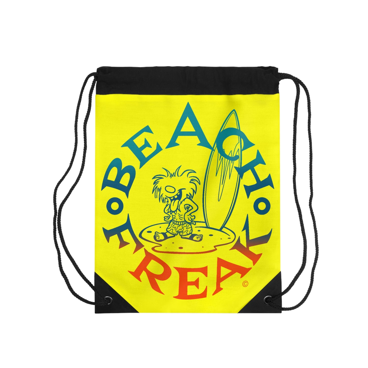 MIAMI BEACH FREAK© Drawstring Bag
