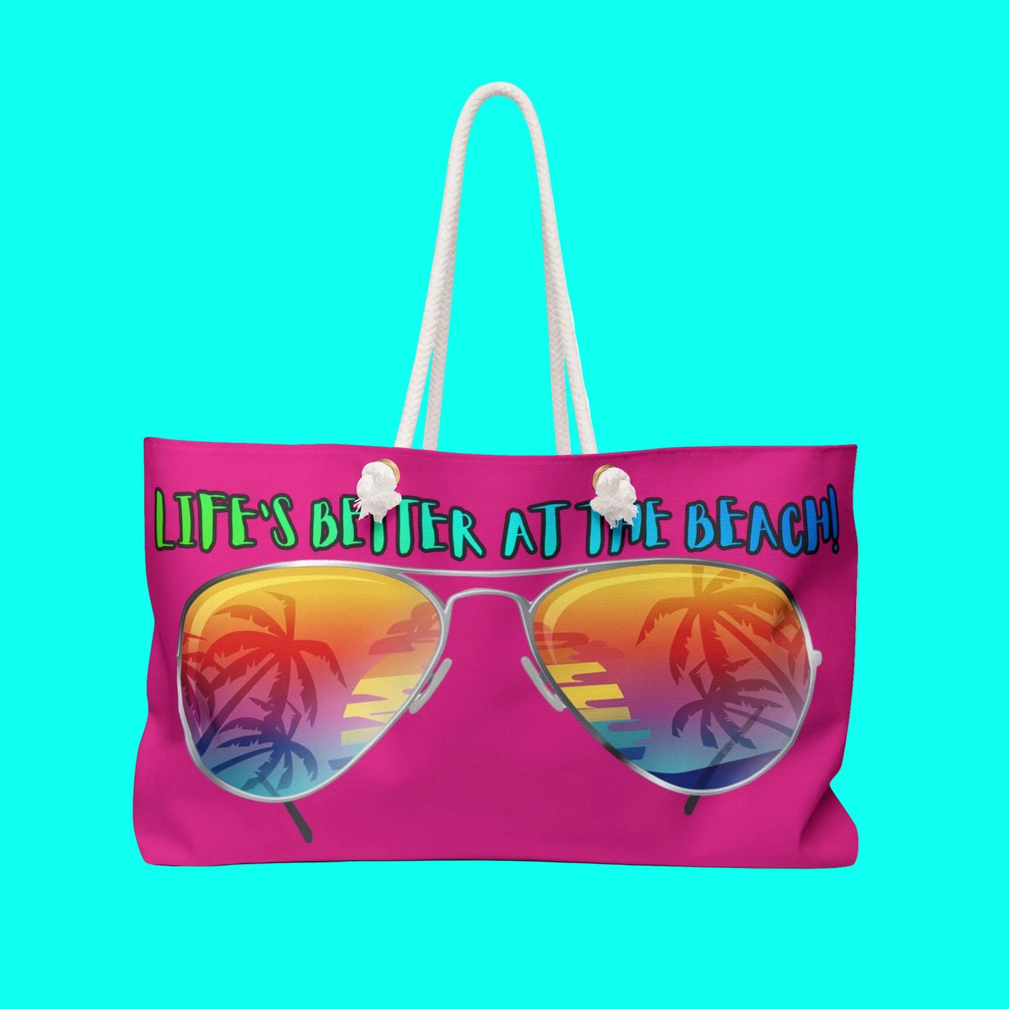 LIFE'S BETTER AT THE BEACH! - BEACH FREAK© Weekender Bag