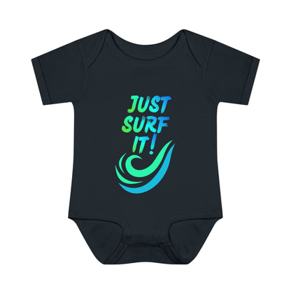 JUST SURF IT! - BEACH FREAK© BABY BODYSUIT