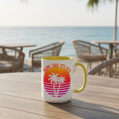 TROPIC LIKE IT'S HOT BEACH FREAK© 15 OZ. MUG