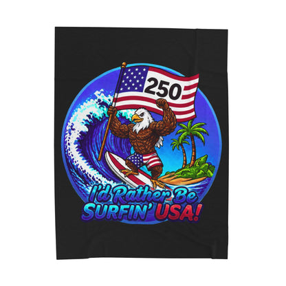 SURFIN' USA FREEDOM 250 LIMITED EDITION - BEACH FREAK© Plush Blanket