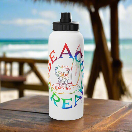 TIE-DYE BEACH FREAK© Stainless Steel SPORT Water Bottle