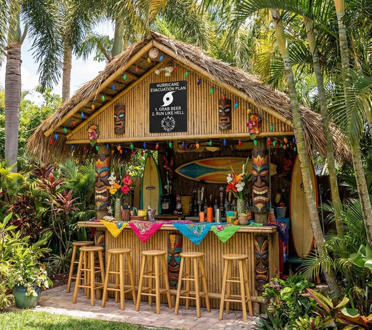 FREAK'N BEACH'N EVACUATION SIGN