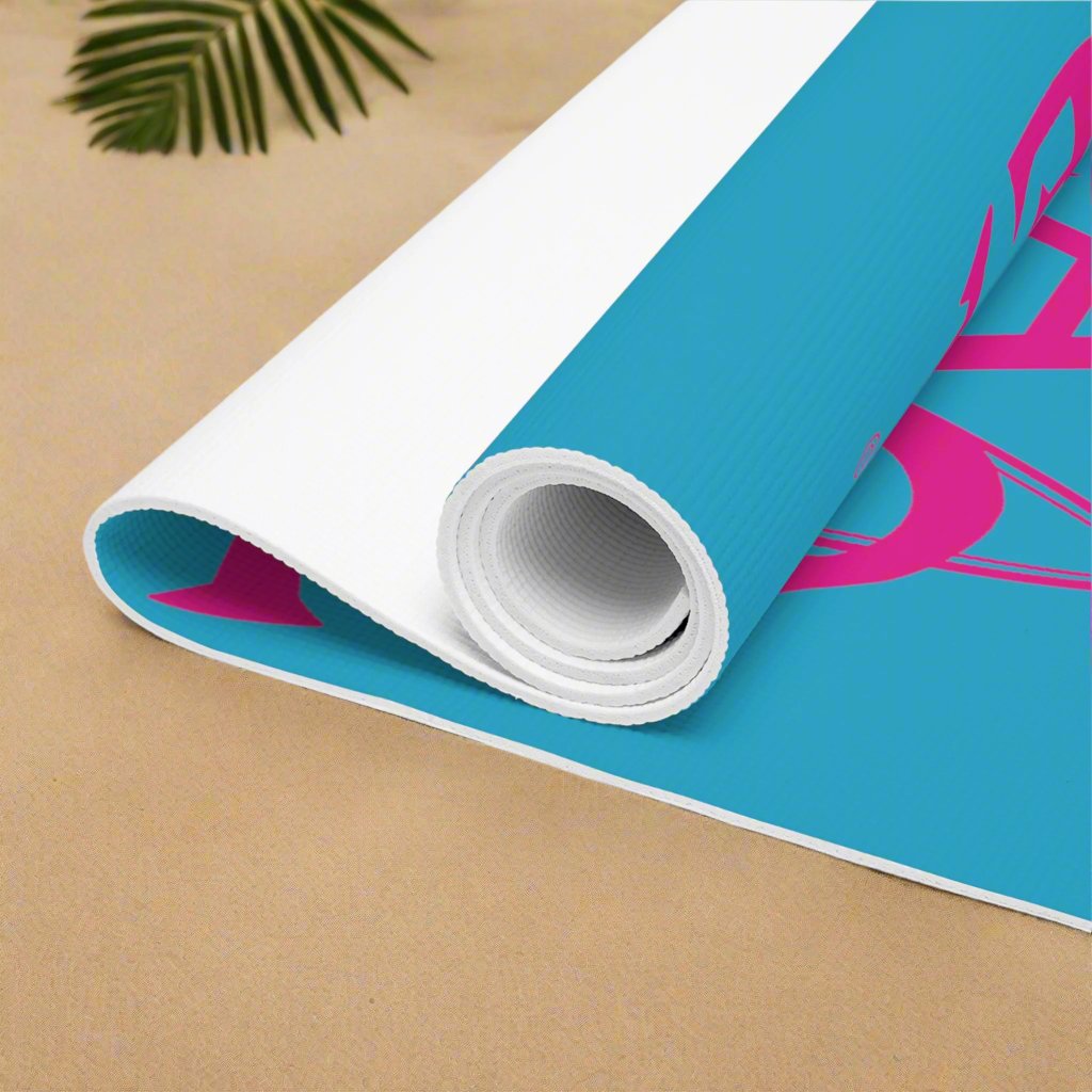 PINK BEACH FREAK© Foam Yoga Mat