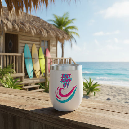 JUST SURF IT - BEACH FREAK© Chill Wine Tumbler