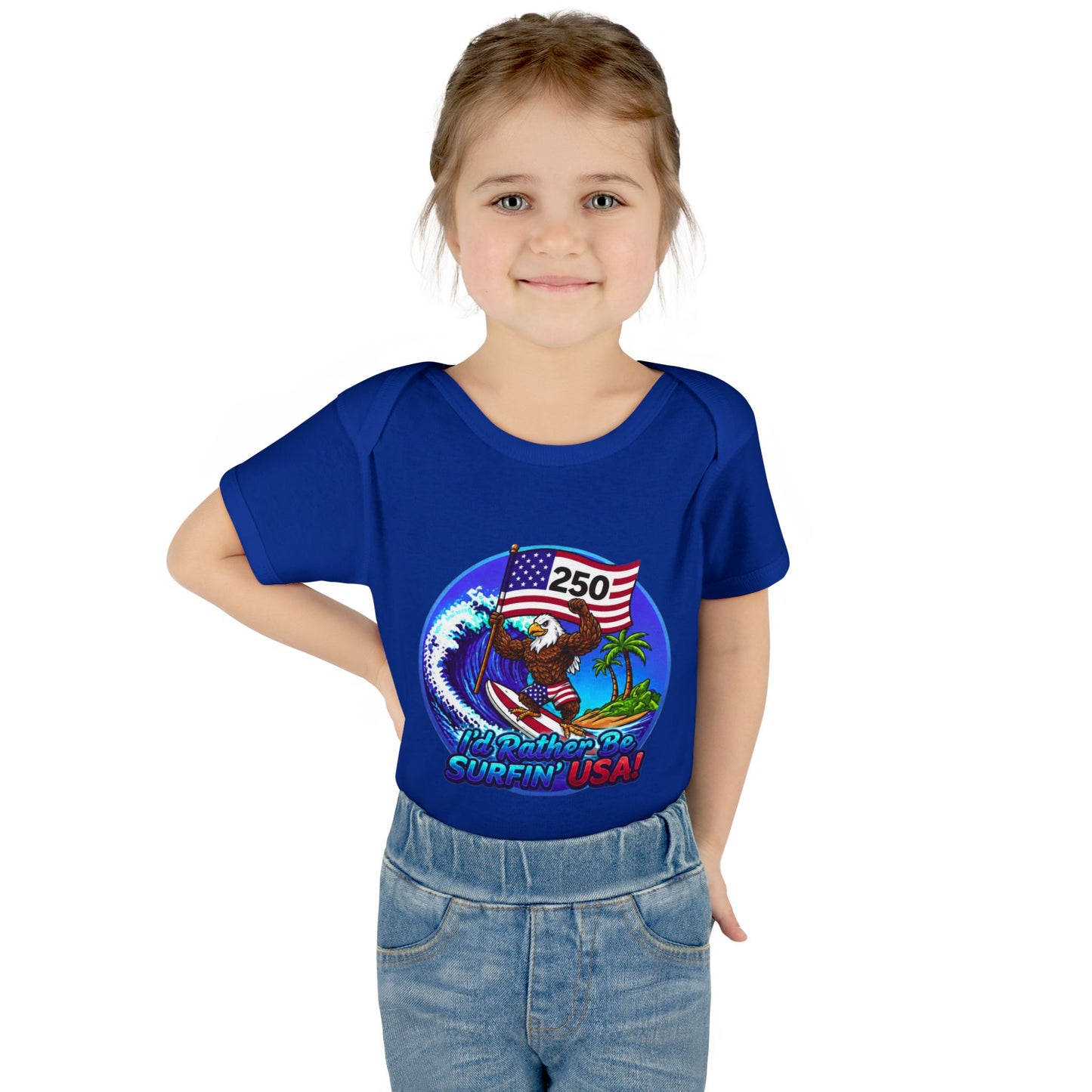 SURFIN' USA FREEDOM 250 LIMITED EDITION - BEACH FREAK© BABY BODYSUIT