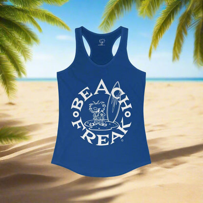 WHITE BEACH FREAK© Racerback Tank