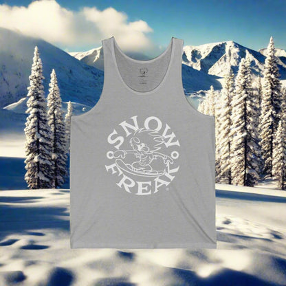 WHITE SNOW FREAK© JERSEY TANK