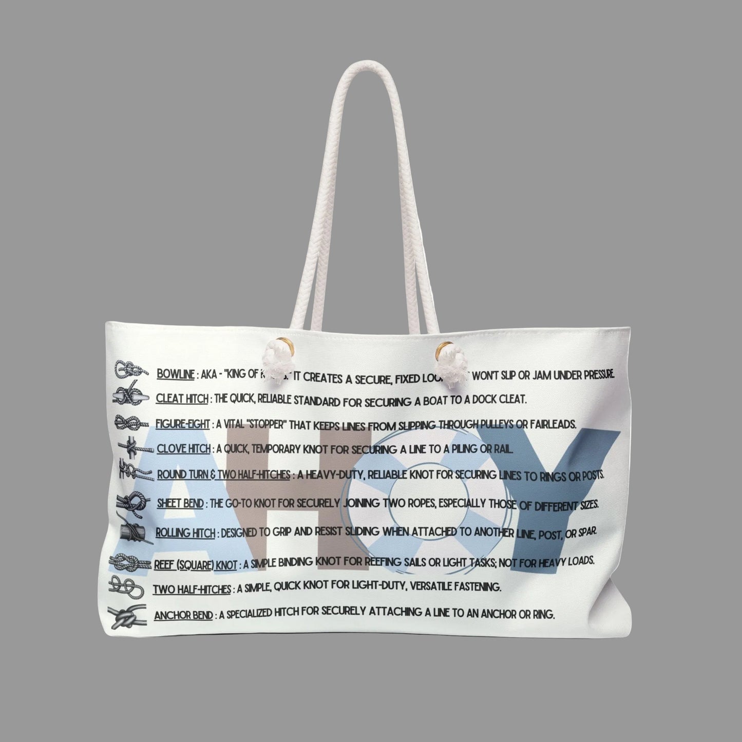 KNOTTY BY NATURE - BEACH FREAK© Weekender Bag