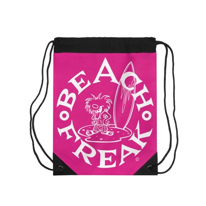 WHITE BEACH FREAK© Drawstring Bag