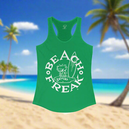 WHITE BEACH FREAK© Racerback Tank