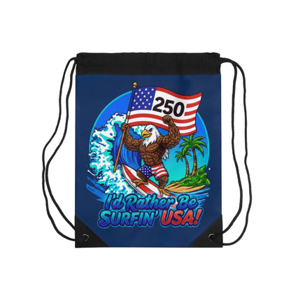SURFIN' USA BALD EAGLE 250 LIMITED EDITION - BEACH FREAK© Drawstring Bag
