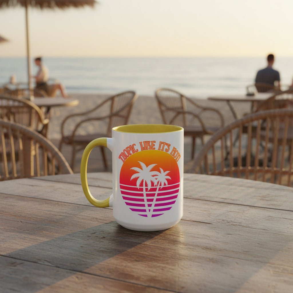 TROPIC LIKE IT'S HOT BEACH FREAK© 15 OZ. MUG
