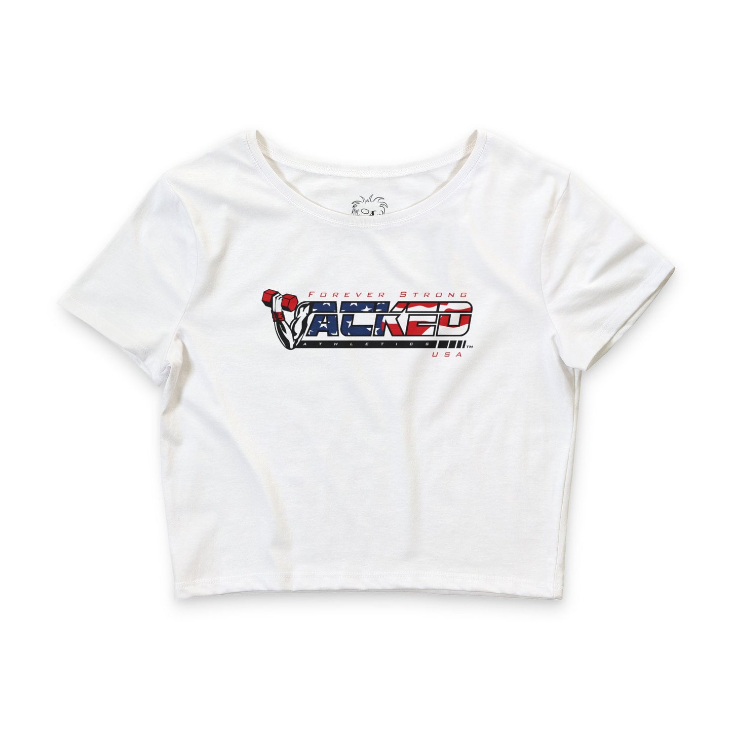 JACKED USA WOMEN'S CROP TEE