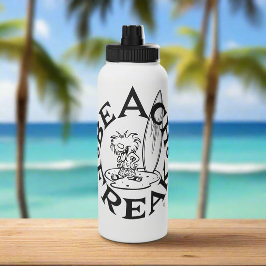 BLACK BEACH FREAK© Stainless Steel SPORT Water Bottle