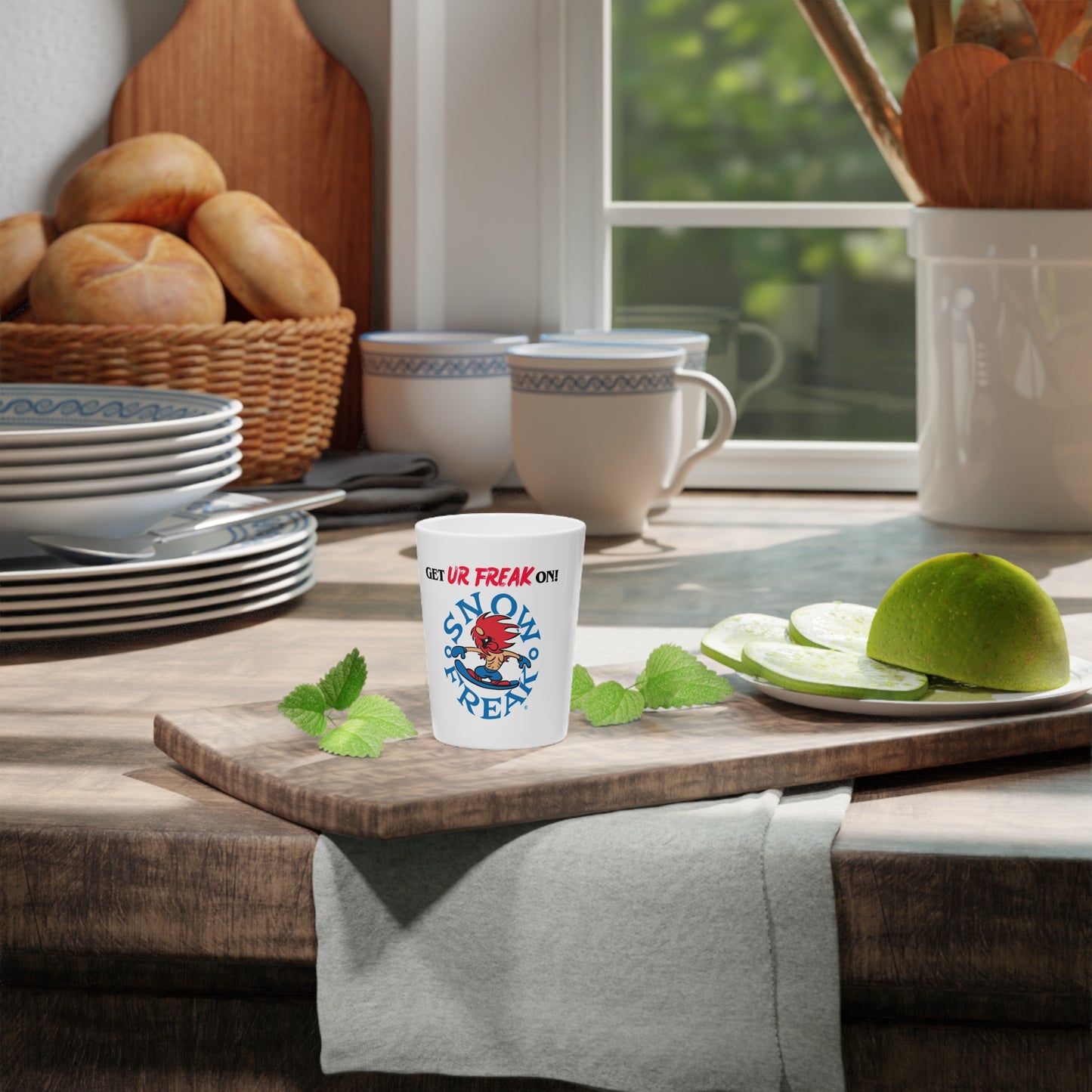 SNOW FREAK© Ceramic Shot Glass - The Original FREAK!