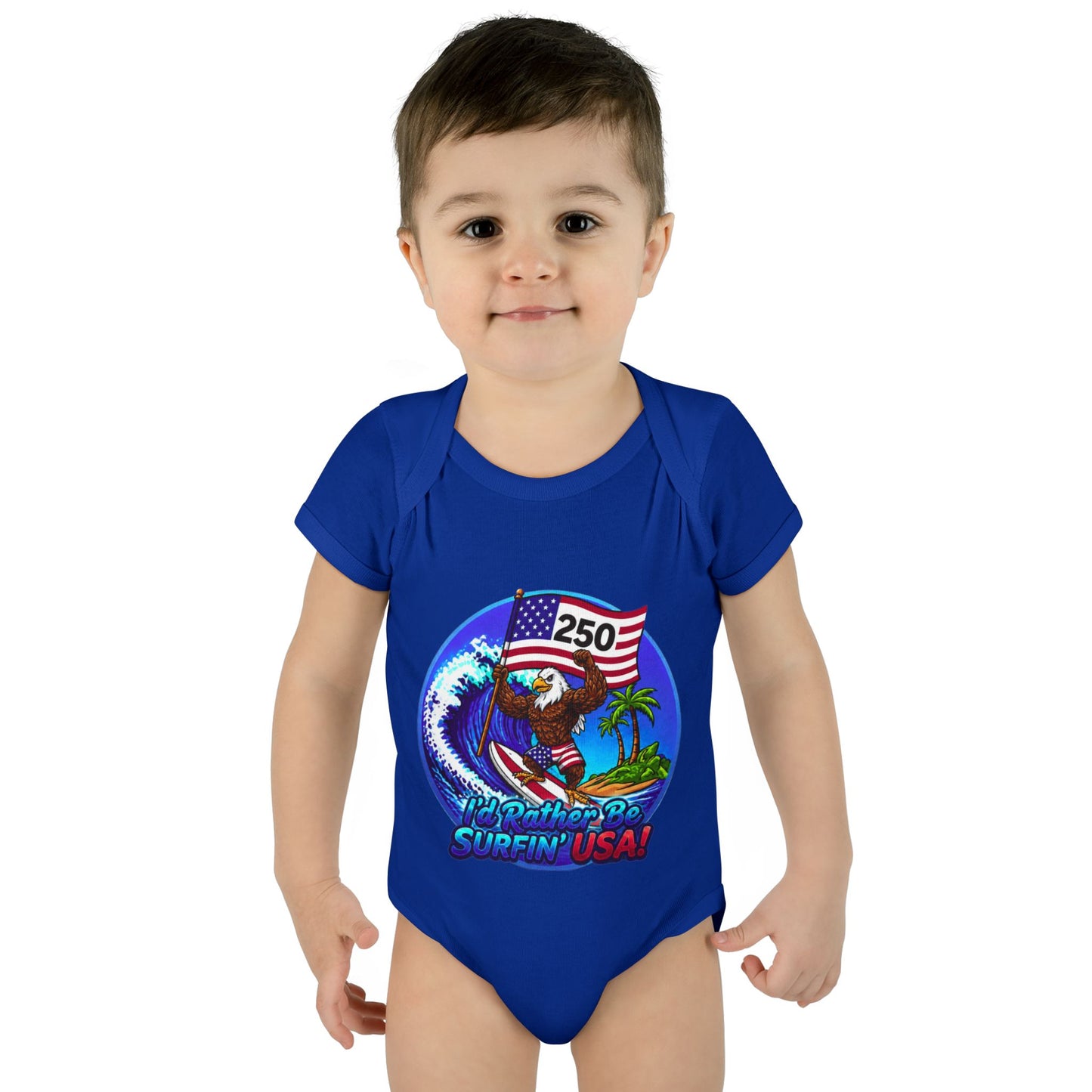 SURFIN' USA FREEDOM 250 LIMITED EDITION - BEACH FREAK© BABY BODYSUIT