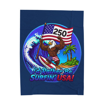 SURFIN' USA FREEDOM 250 LIMITED EDITION - BEACH FREAK© Plush Blanket