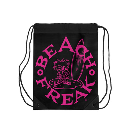 PINK BEACH FREAK© Drawstring Bag