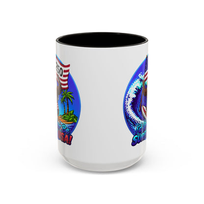 Copy of SURFIN' USA BALD EAGLE '250' LIMITED EDITION - BEACH FREAK© 15 OZ. MUG