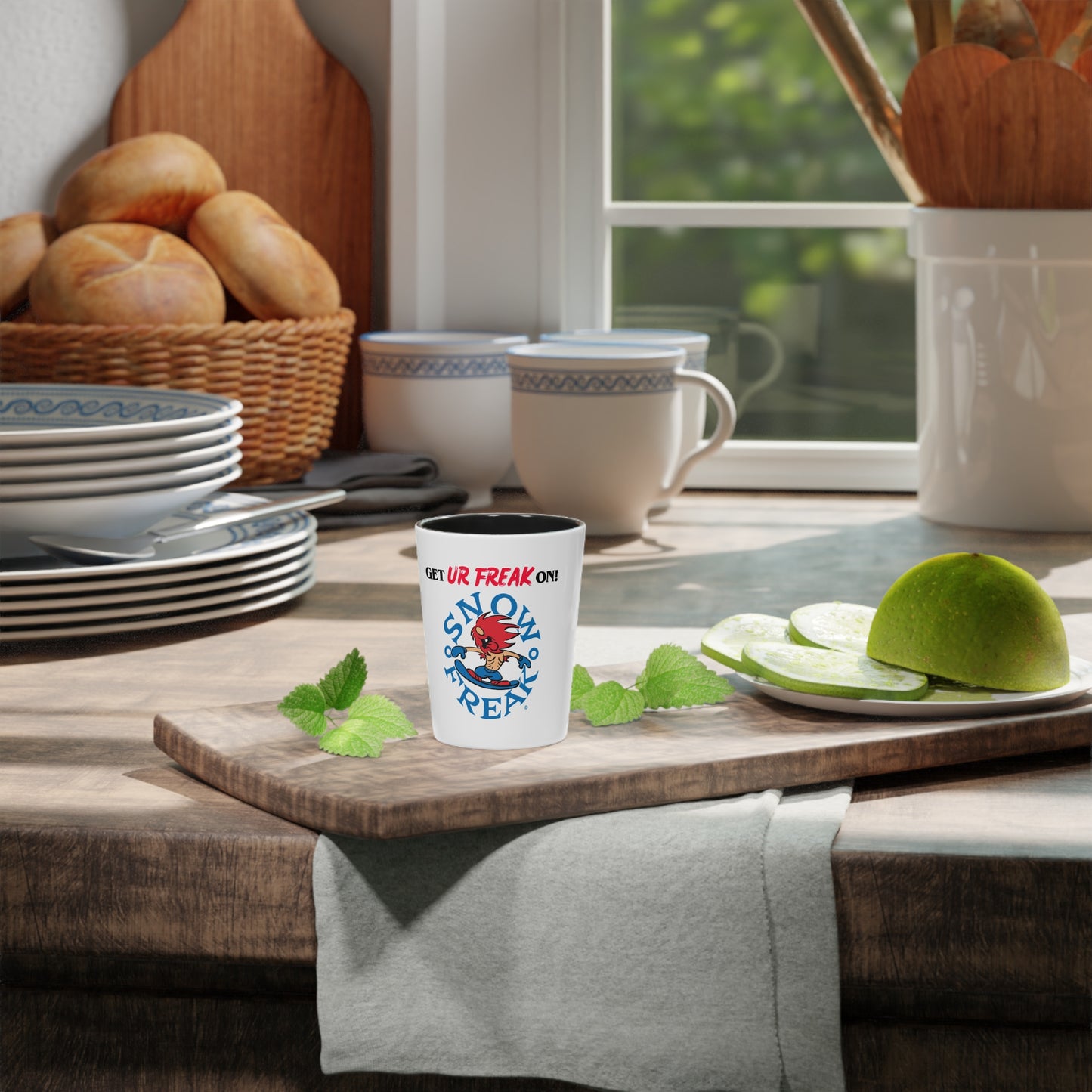 SNOW FREAK© Ceramic Shot Glass - The Original FREAK!