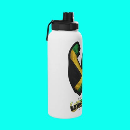 JACKED™ JAMAICA 'GET FLEXED' Stainless Steel SPORT Water Bottle