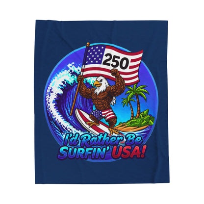 SURFIN' USA FREEDOM 250 LIMITED EDITION - BEACH FREAK© Plush Blanket