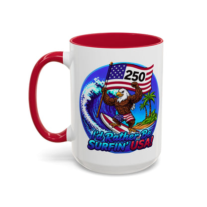 Copy of SURFIN' USA BALD EAGLE '250' LIMITED EDITION - BEACH FREAK© 15 OZ. MUG