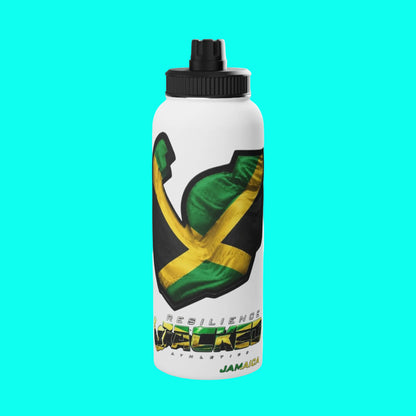 JACKED™ JAMAICA 'GET FLEXED' Stainless Steel SPORT Water Bottle