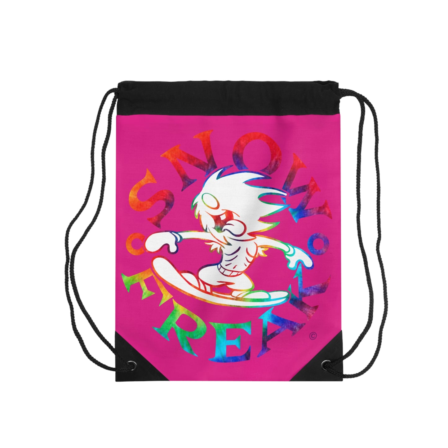 TIE-DYE SNOW FREAK© Drawstring Bag