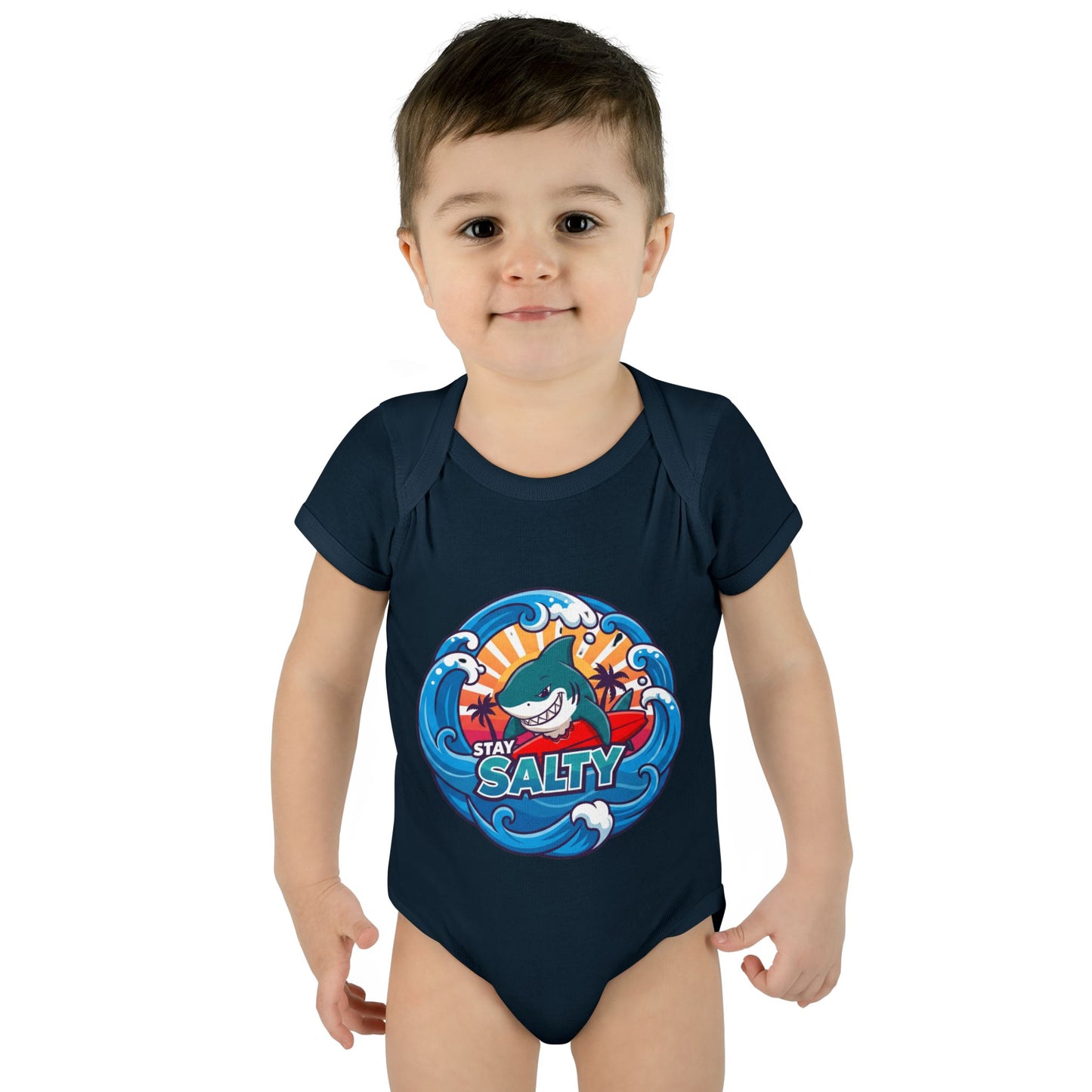 STAY SALTY - BEACH FREAK© BABY BODYSUIT