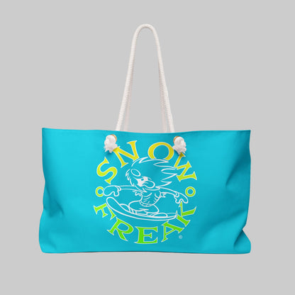 LIME, YELLOW 'N' WHITE SNOW FREAK© Weekender Bag