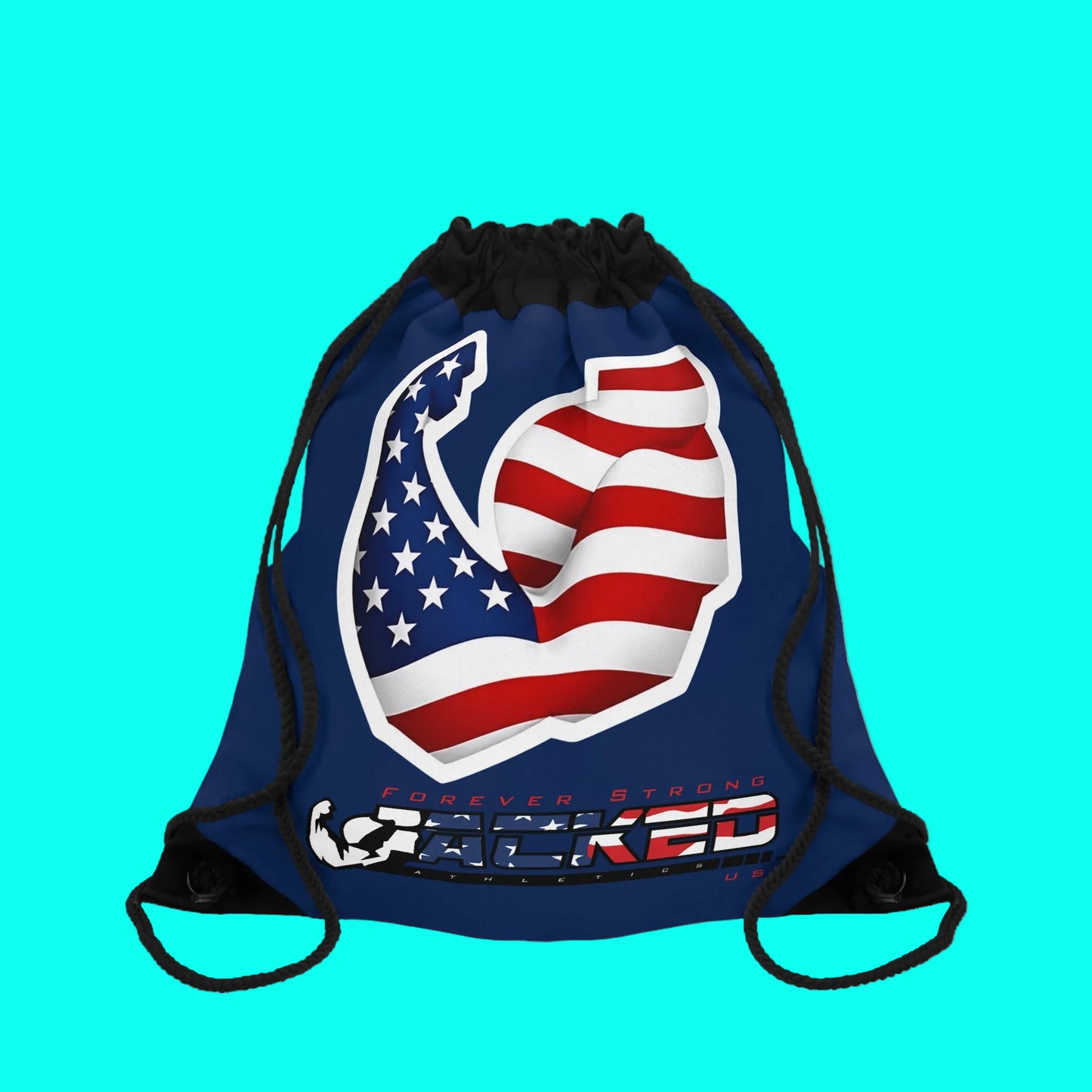 JACKED™ 'FLEX' USA Drawstring Bag