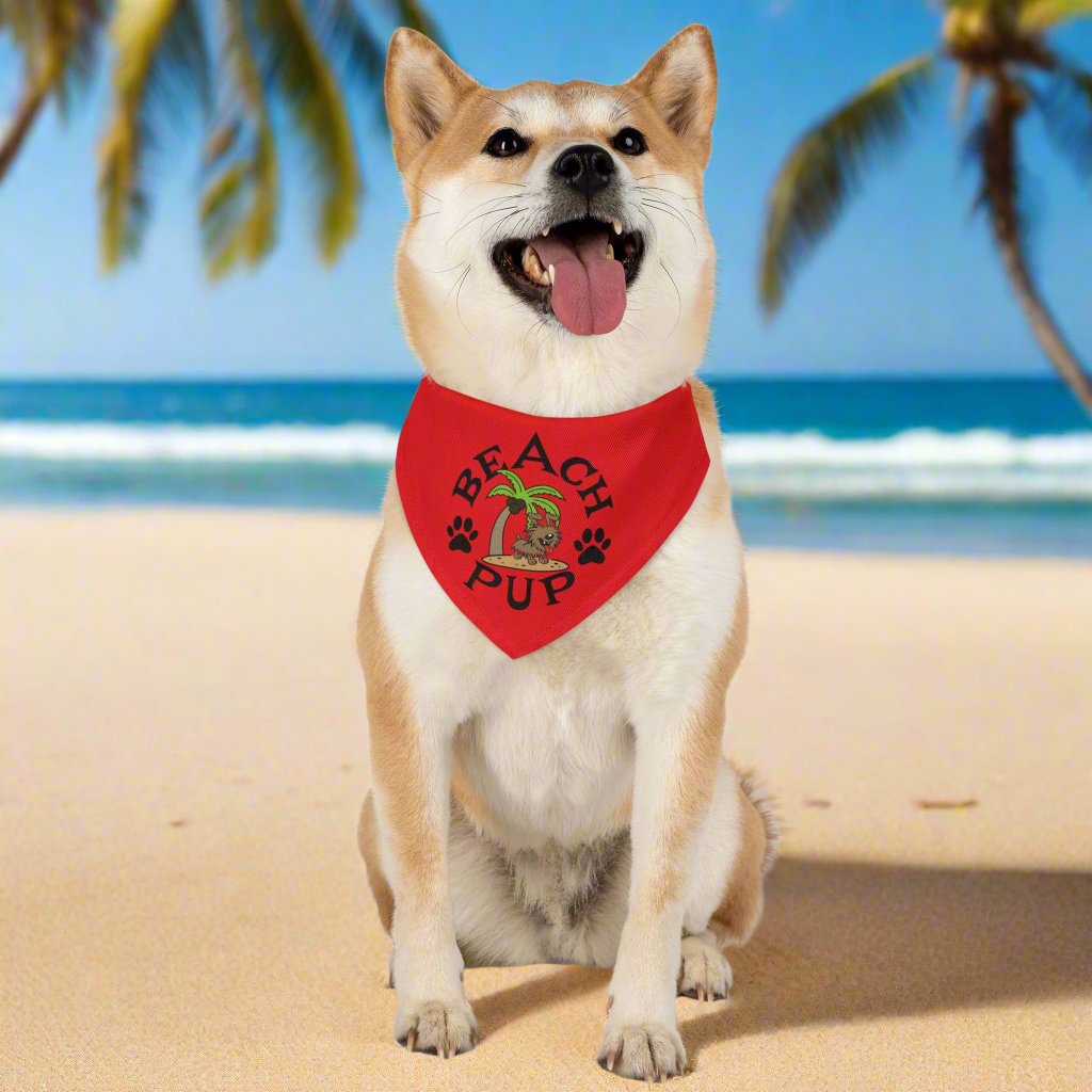 BEACH PUP© Pet Bandana Collar
