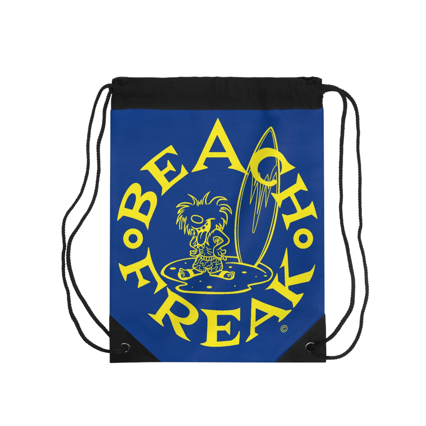 YELLOW BEACH FREAK© Drawstring Bag