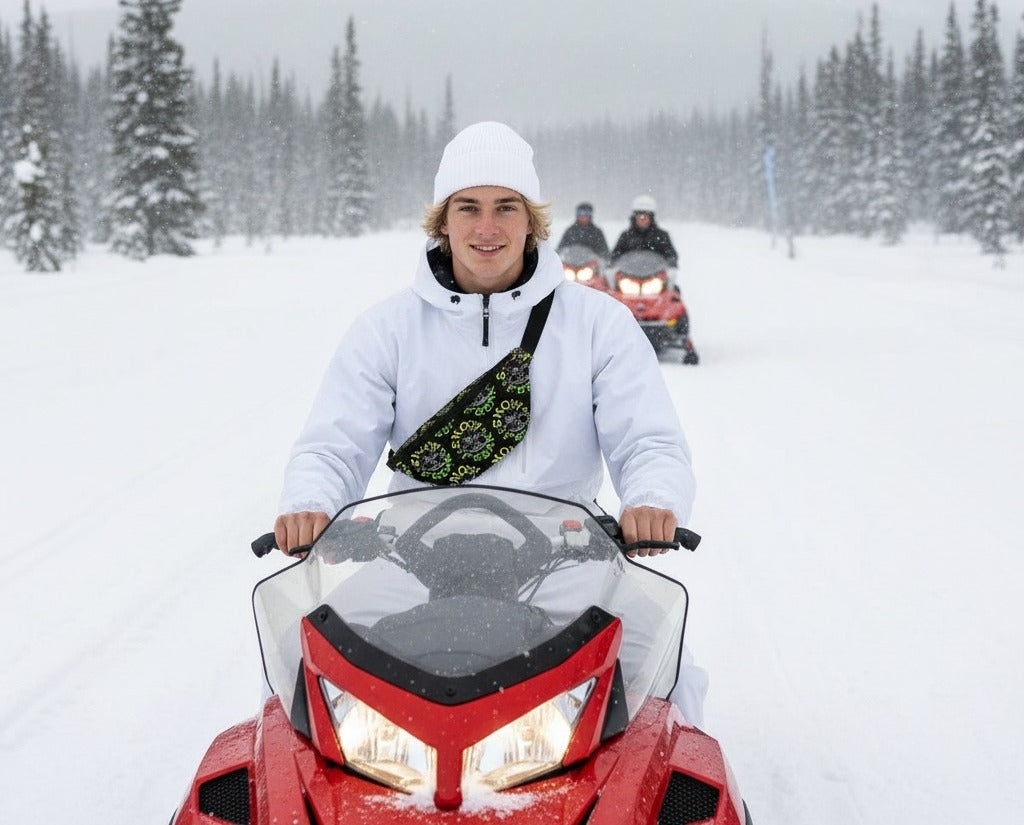 LIME, YELLOW 'N' WHITE SNOW FREAK© Fanny Pak