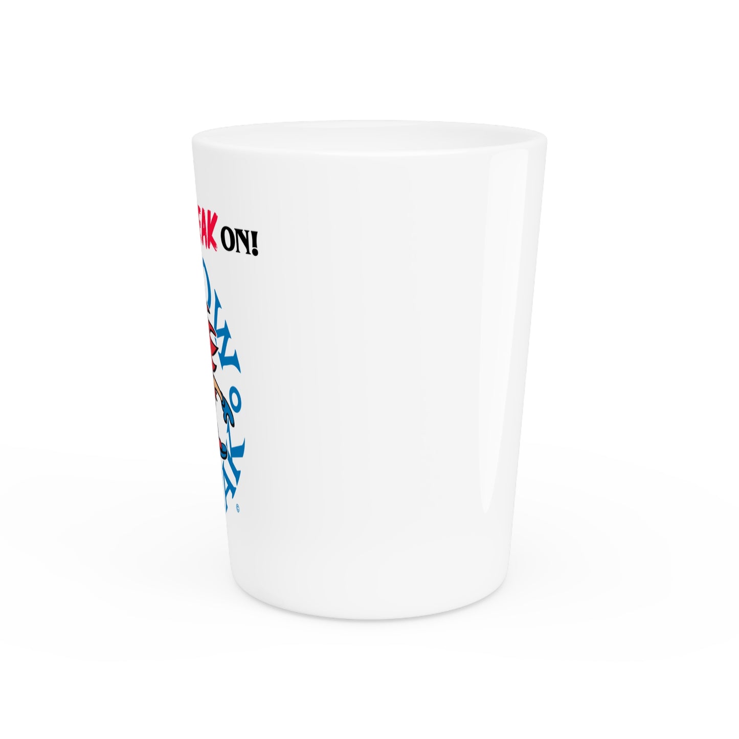 SNOW FREAK© Ceramic Shot Glass - The Original FREAK!