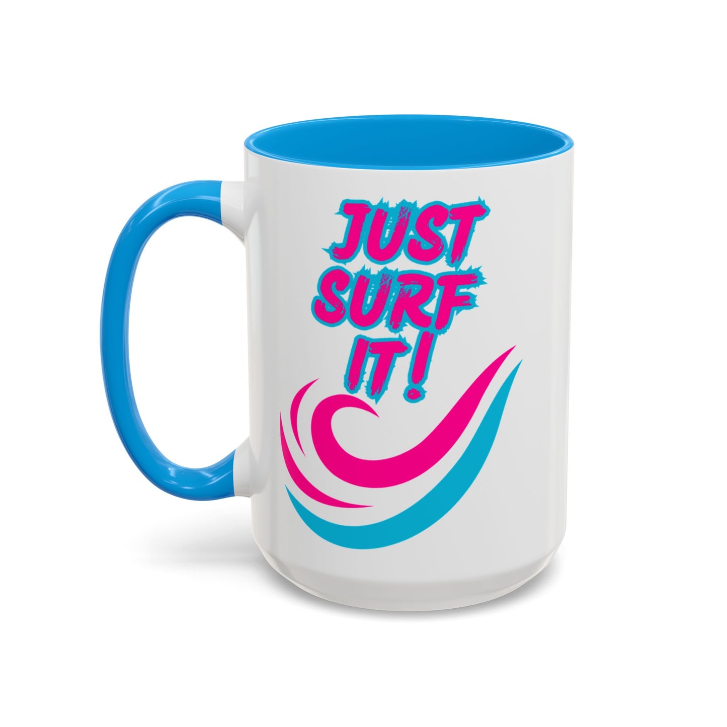 JUST SURF IT! BEACH FREAK© 15 OZ. MUG