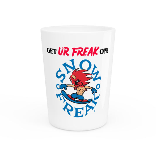 SNOW FREAK© Ceramic Shot Glass - The Original FREAK!