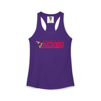 JACKED™ 'STRONG IS SEXY' WOMEN'S Racerback Tank