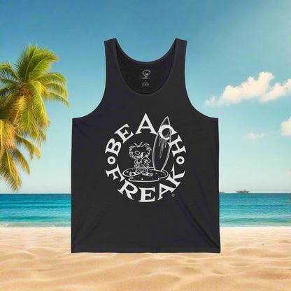WHITE BEACH FREAK© JERSEY TANK
