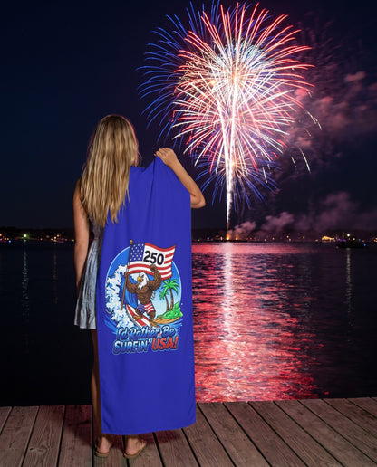 SURFIN' USA FREEDOM 250 LIMITED EDITION - BEACH FREAK© Mink-Cotton Towel