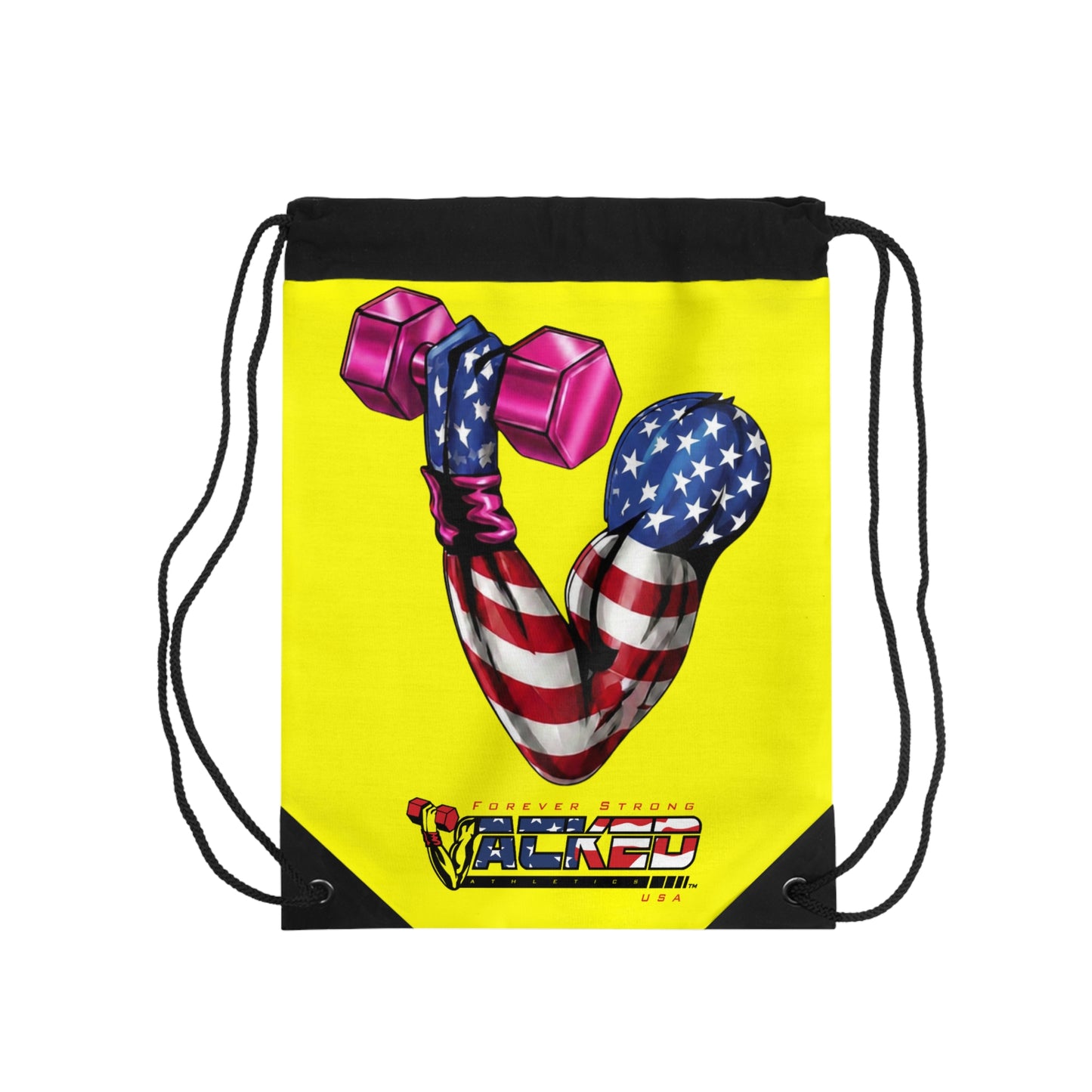 JACKED™ WOMEN'S 'FLEX' USA Drawstring Bag