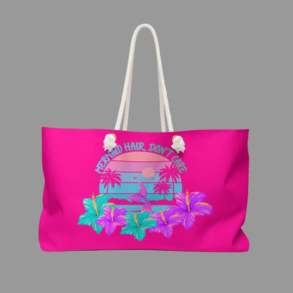 MERMAID HAIR, DON'T CARE - BEACH FREAK© Weekender Bag