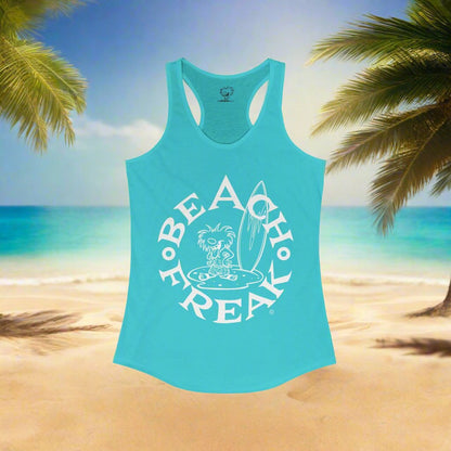 WHITE BEACH FREAK© Racerback Tank
